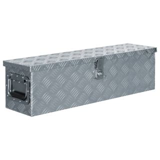 алюминиевая коробка 80,5 x 22 x 22 см, серебристая