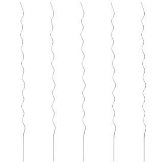 spiraalsed taimetoed 5 tk, tsingitud teras, 110 cm