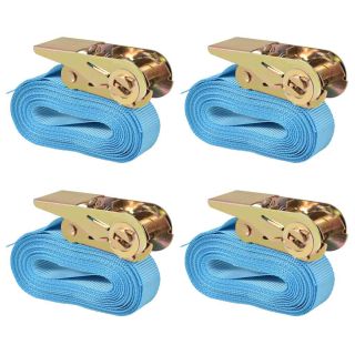 pingutitega koormarihmad 4 tk 0,8 tonni 6 m x 25 mm, sinine