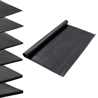 põrandamatt, libisemiskindlast kummist, 1,2 x 2 m, 3 mm, sile