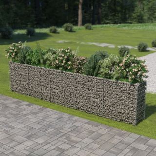 gabioon-taimelava, tsingitud teras, 450 x 50 x 100 cm