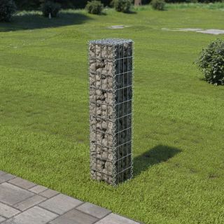 kattega gabioonsein, tsingitud teras, 20 x 20 x 100 cm