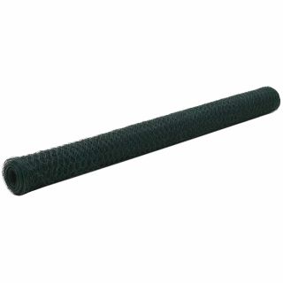 kanade traataed, teras PVC kattega, 25 x 1,5 m, roheline