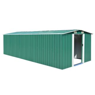 aiakuur 257x580x181 cm metallist, roheline