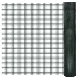 kanade traataed tsingutud PVC kattega 10 x 1 m, roheline