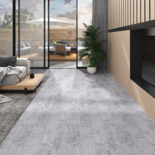 mitte iseliimuvad PVC-põrandaplaadid 5,26 m², 2 mm, tsementhall