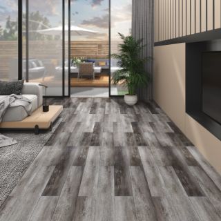 PVC-st põrandalauad 5,02 m², 2 mm, iseliimuv, triibuline puit