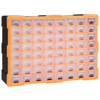 многоярусный органайзер с 64 ящиками 52 x 16 x 37,5 см
