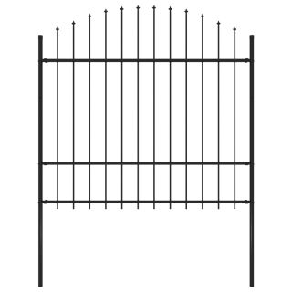 piirdeaed teravatipuline, teras, (1,5-1,75) x 1,7 m, must