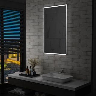 Светодиодное настенное зеркало для ванной комнаты 60 x 100 см