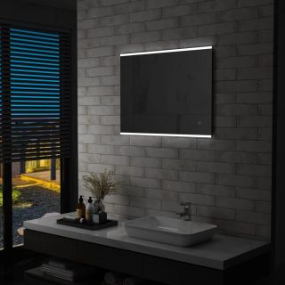 vannitoa LED-seinapeegel puutetundliku anduriga 80 x 60 cm
