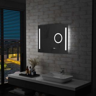 vannitoa LED-seinapeegel puutetundliku anduriga 80 x 60 cm