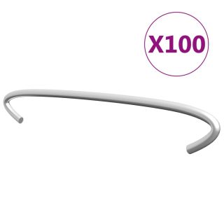 gabiooni konksud 100 tk, tsingitud teras 15 cm
