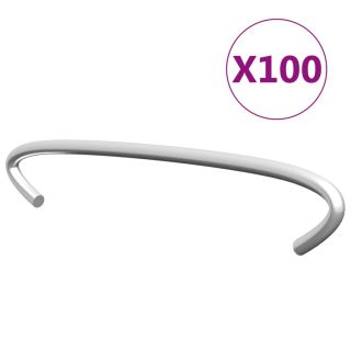 Крюки габионные 100 шт., оцинкованная сталь 10 см