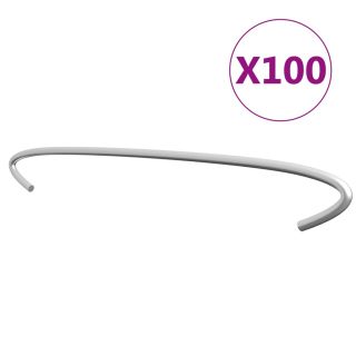 Крюки габионные 100 шт., оцинкованная сталь 50 см