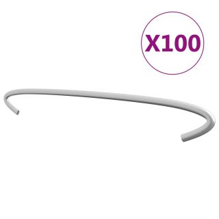 Крюки габионные 100 шт., оцинкованная сталь 30 см