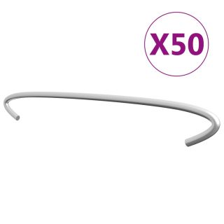 Крюки габионные 50 шт, оцинкованная сталь 40 см
