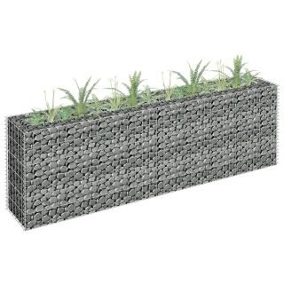 gabioon-taimelava, tsingitud teras, 180 x 30 x 60 cm