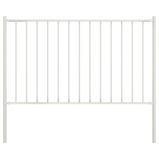 aiapaneel postidega, pulbervärvitud teras, 1,7 x 1,25 m, valge