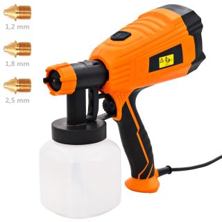 elektriline värvipüstol 3 otsaku suurusega 500 W 800 ml