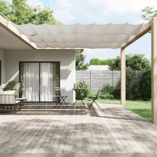 vertikaalne varikatus valge 140x600 cm Oxfordi kangas