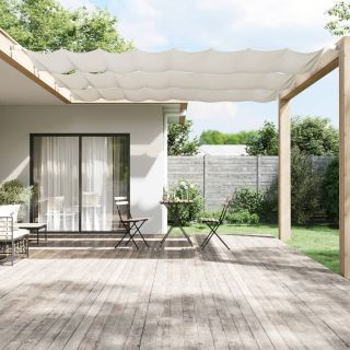 vertikaalne varikatus valge 100x1000 cm Oxfordi kangas