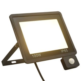 anduriga LED prožektor, 100 W, soe valge