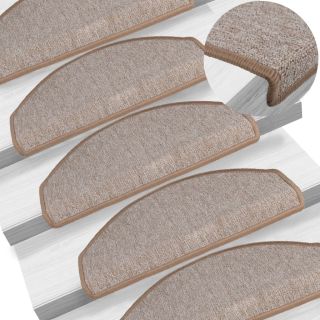 15 tk trepimatid, helepruun, 65 x 24 x 4 cm