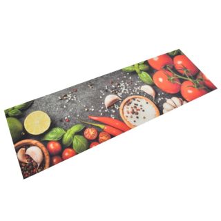 коврик для кухни, моющийся, овощи, 60 x 180 см, бархат