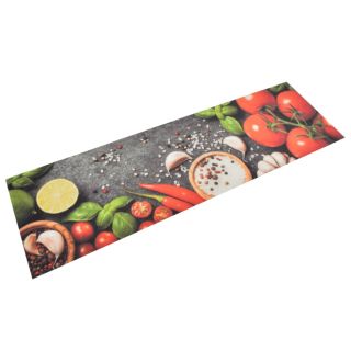коврик для кухни, моющийся, овощи, 45 x 150 см, бархат
