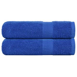 saunalinad 2 tk, sinine, 100x150 cm, 360 gsm, 100% puuvill