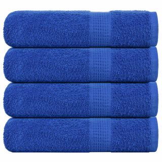 saunalinad 4 tk, sinine, 100x150 cm, 360 gsm, 100% puuvill