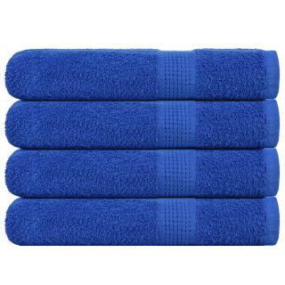 rätikud 4 tk, sinine, 100x200 cm, 360 gsm, 100% puuvill