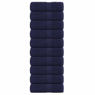 seebirätikud 10 tk, tumesinine, 30x30 cm, 360 gsm, 100% puuvill