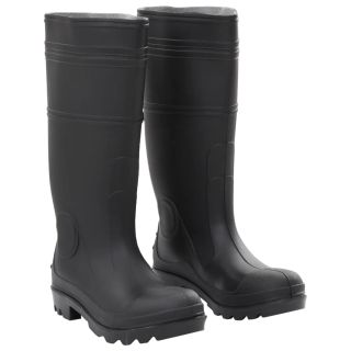 kummikud, must, suurus 39, PVC