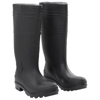 kummikud, must, suurus 40, PVC