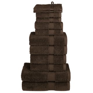 12-osaline rätikute komplekt SOLUND, pruun, 600 gsm