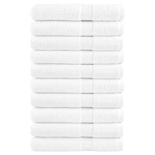 полотенца SOLUND 10 шт., белые, 100 x 200 см, 600 г/м²