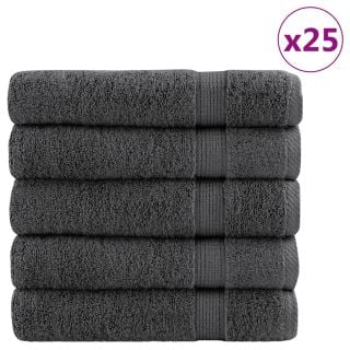 Полотенце для сауны SOLUND 25 шт., антрацит, 100x150 см, 600 г/м²