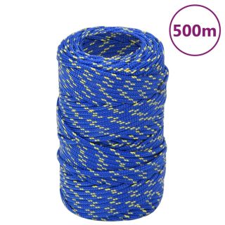 лодочный канат, синий, 2 мм, 500 м, полипропилен
