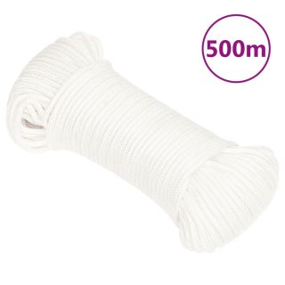 лодочный канат, белый, 3 мм, 500 м, полипропилен