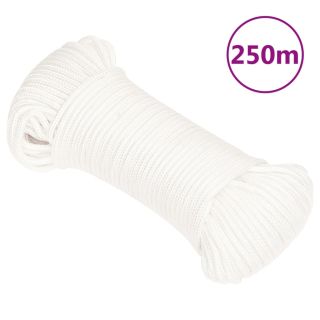 лодочный канат, белый, 3 мм, 250 м, полипропилен