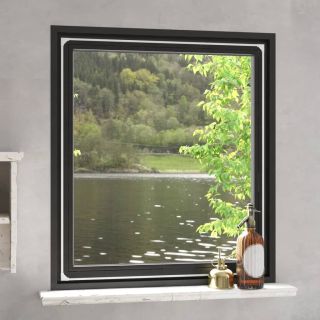 Магнитная москитная сетка на окно, белая, 130x150 см