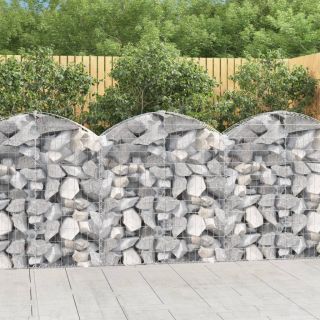 kaarekujuline gabioonkorv, 100x30x100/120 cm, tsingitud raud
