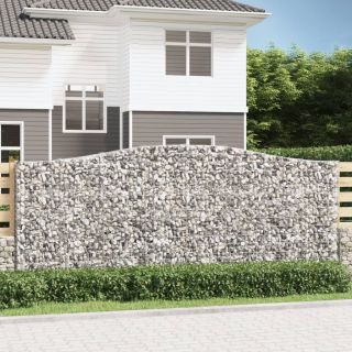 kaarekujuline gabioonkorv, 400x30x160/180 cm, tsingitud raud
