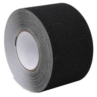 libisemisvastane teip, must, 0,1 x 20 m, PVC