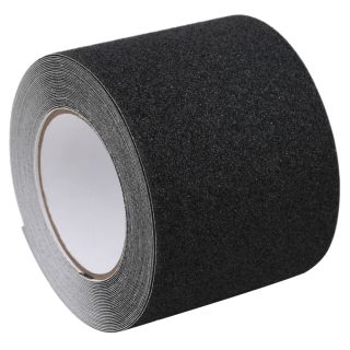 libisemisvastane teip, must, 0,1 x 10 m, PVC
