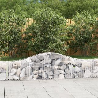 kaarekujuline gabioonkorv, 200x30x40/60 cm, tsingitud raud