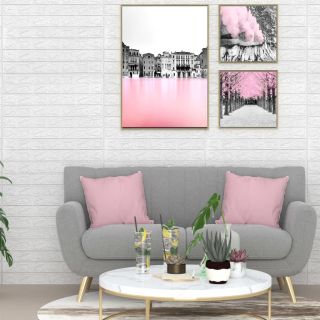 3D tapeet, tellised, iseliimuvad, 10 tk, valge