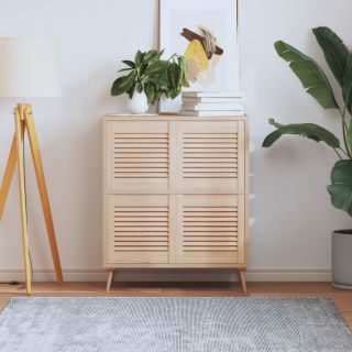 kapiuksed, võrega disain 4 tk 39,5x39,4 cm männipuit